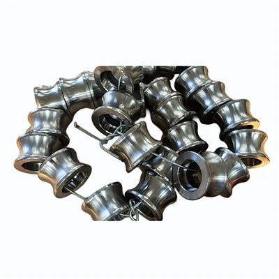 Rouleaux de guidage en acier inoxydable